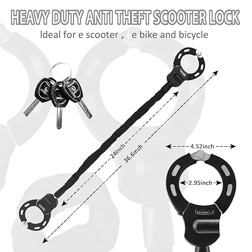 HOT Bicycle Chain Lock Uncuttable Bike Lock Sportneer Bike