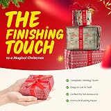 Karrma Ltd 4 x 4M Christmas Wrapping Paper Roll Kraft Tartan Festive Gift Wrap view 2