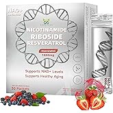 1000mg Liquid Supplement with Nicotinamide Riboside & Resveratrol | Advanced Formula Support for Boosts Cellular Energy, Metabolism & Healthy Aging, 30 Packets