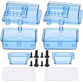 Alomejor 2Sets RC Receiver Receiving Box Waterproof Receiving Protector for RC Car Boat