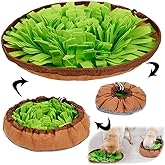 AWOOF Pet Snuffle Mat for Dogs, Interactive Feed Game for Boredom, Encourages Natural Foraging Skills for Cats Dogs Bowl Trav
