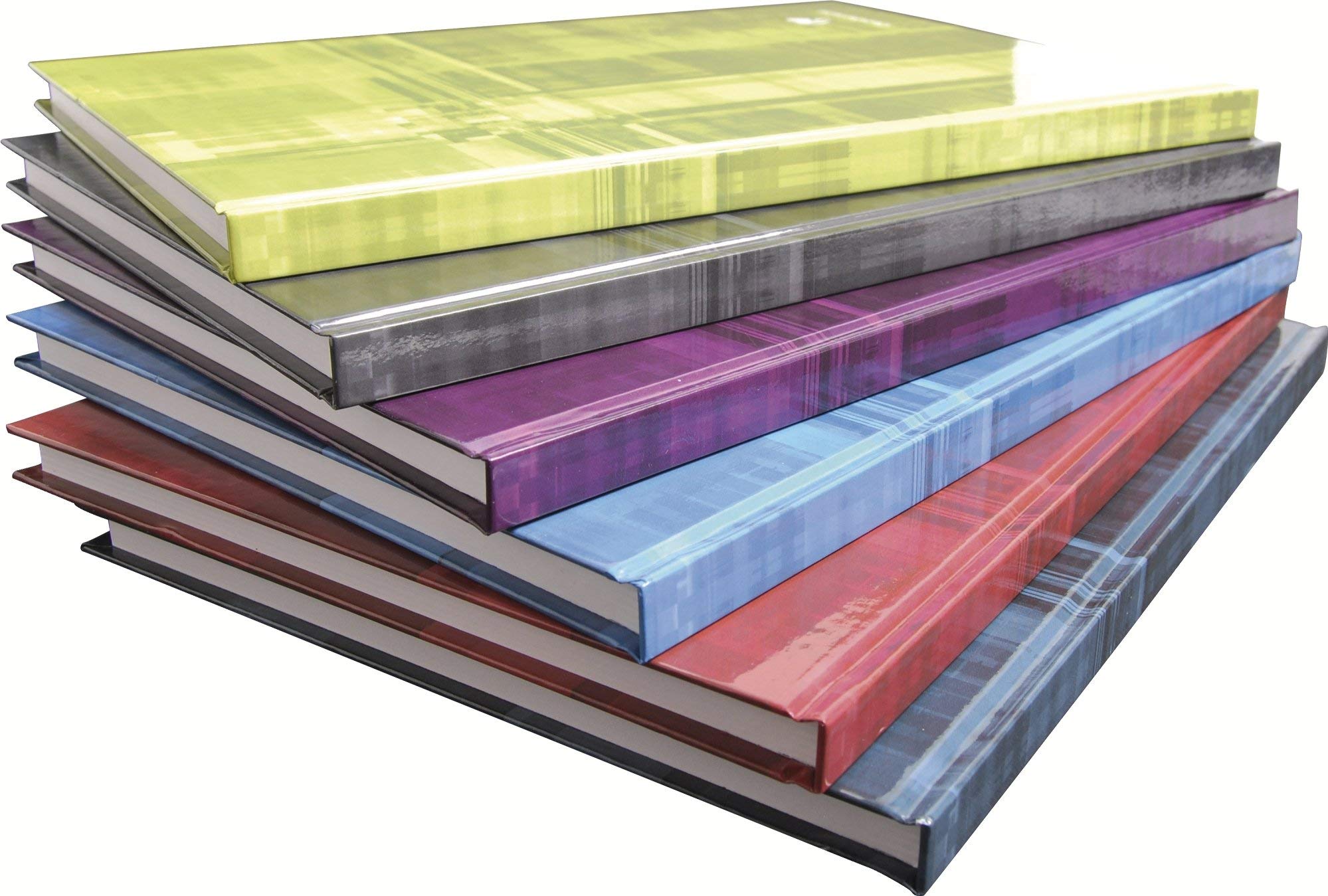 Clairefontaine 9042C - One Hardcover Notebook - Dimensions: A4 21x29.7cm - 192 Pages Small Squares - White Vellum Paper - Laminated Card Cover - Random Colour