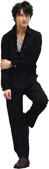 Amazon Co Jp つなぎ メンズ ツナギ おしゃれ デニム 長袖 作業着 作業服 レディース 男女兼用 服 ファッション小物