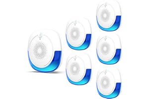 BUGBEAT 2025 Upgraded Ultrasonic Insect Repeller 6 Packs, Indoor Ultrasonic Repellent for Roach, Rodent, Mouse, Bugs, Ant, Mosquito, Mice, Spider, Electronic Plug in Pest Control