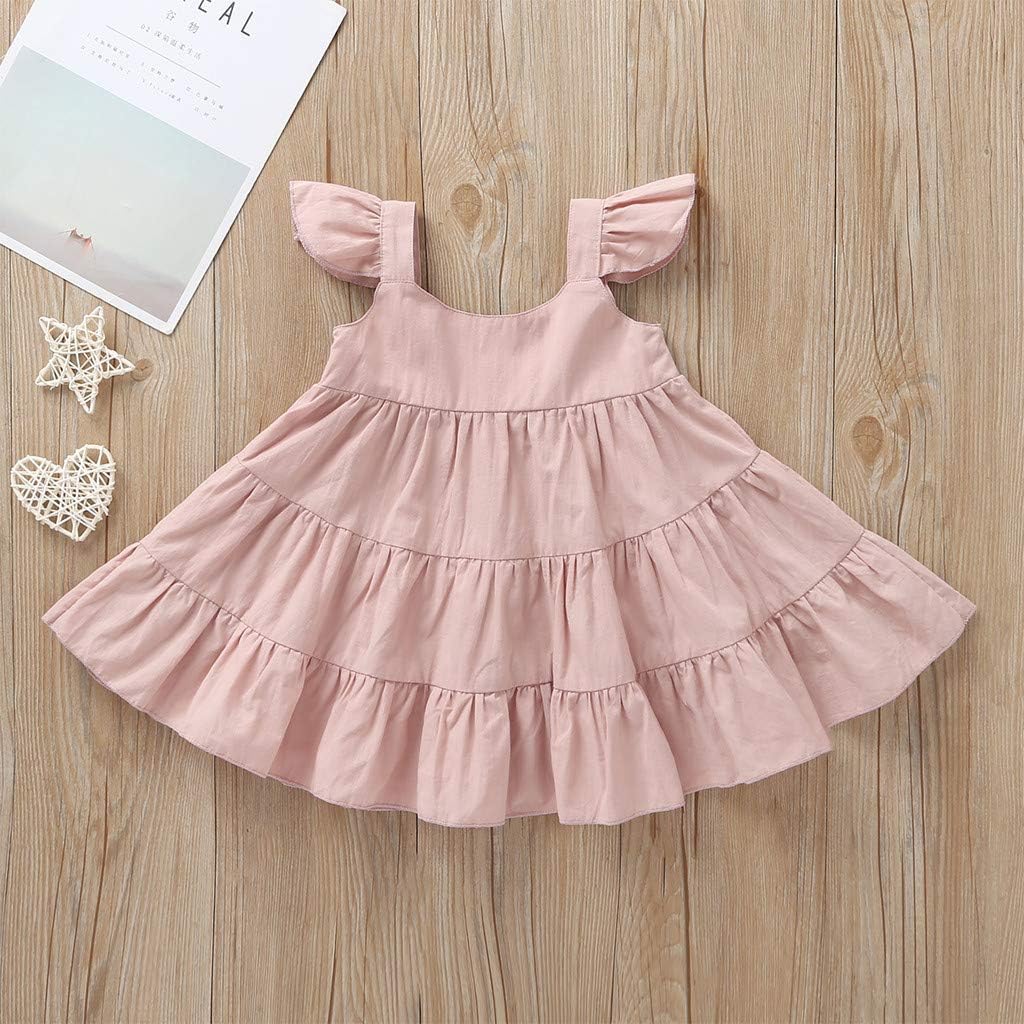 LUCOG Pas Cher Robe Été Enfant en Bas âge bébé Filles ...