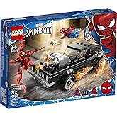 LEGO Marvel Spider-Man: Spider-Man and Ghost Rider vs. Carnage 76173 Collectible Building Toy for Kids, New 2021 (212 Pieces)
