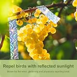 OFFO Bird Reflective Scare Tape 243m 2.5cm Dual Sided Deterrent Pigeons view 2