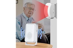 YIWEI Newly Upgraded 2025 Bed Alarm for Elderly Dementia Patients - Wireless Fall Detection & Motion Sensor Alert System for Seniors, Dementia & Alzheimer Patients (1 Sensor + 1 Receiver)