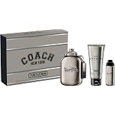 Coach Pure Platinum 3 Piece Parfum Gift Set (Parfum Spray, Shower Gel, Travel Spray)