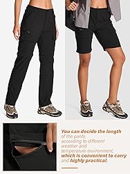 Womens Hiking Pants Convertible Quick Dry Stretch