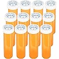 Plastic Medicine Pill Bottles with Child Resistant Caps - Push Down and Turn - Prescription Vial, Medicine Container, Pill Cases Dispenser Organizers (12pcs, 60 Dram)
