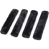 PowerTye SHEEPTEX Synthetic Sheepskin Plush Soft-Tye Covers - 4-Pack