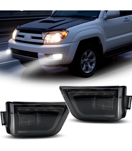 ADIIL Smoked Switchback LED Front Bumper Turn Signal Light Fog