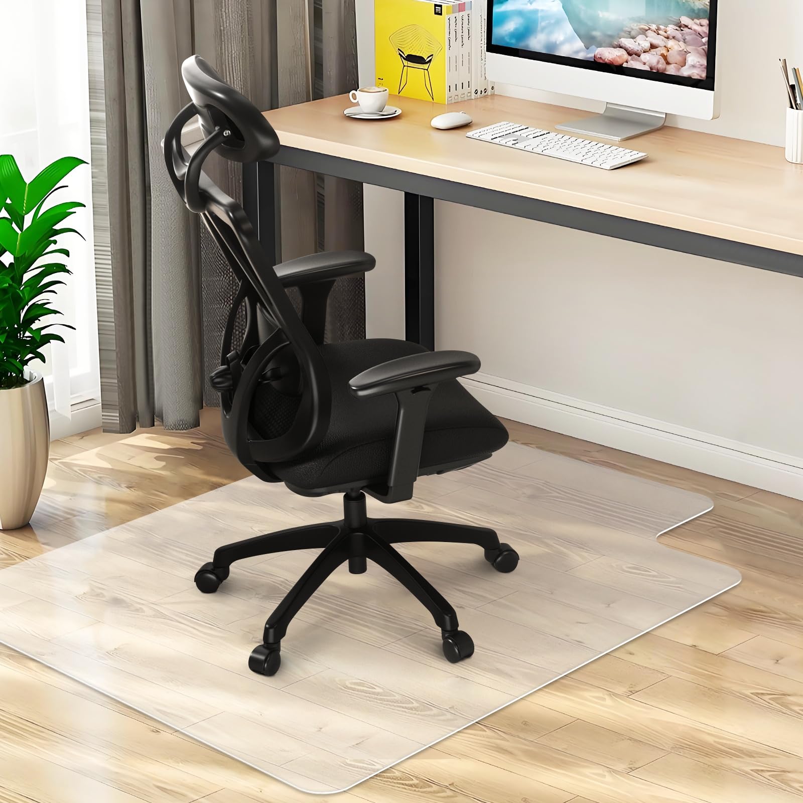 Photo 1 of Office Chair Mat for Hard Wood Floors 36"x47" Heavy Duty Floor Protector Easy Clean