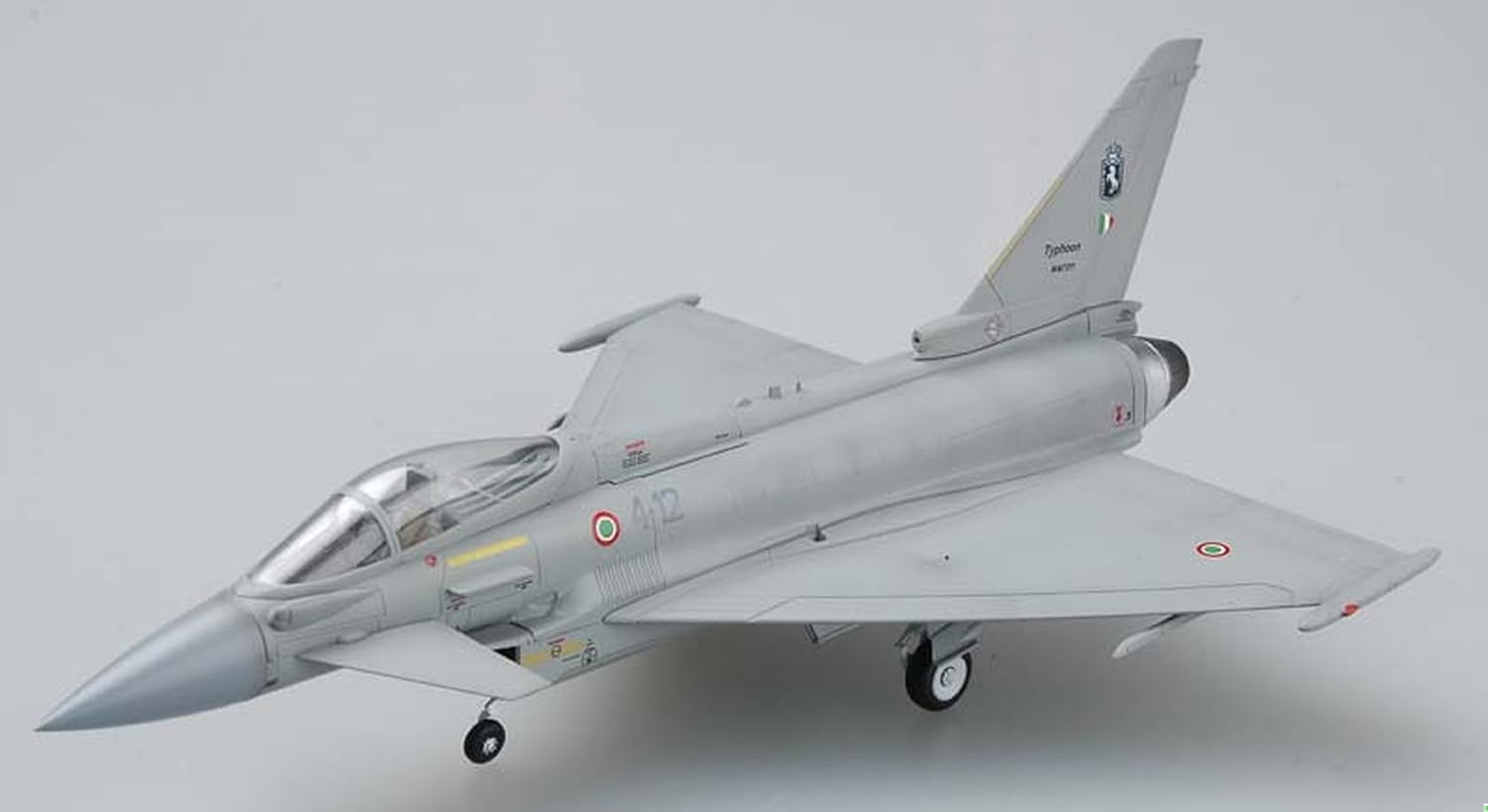 Easy Model 1:72 Scale EF-2000A Eurofighter Typhoon Italian Air Force Model Kit, Silver - Image 3