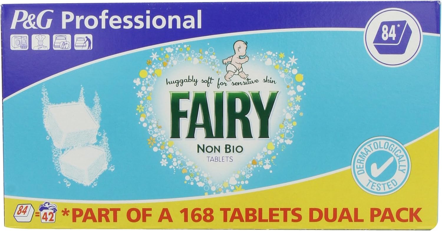 P&G Professional Fairy Non Bio Laundry Detergent Tablets for Sensitive