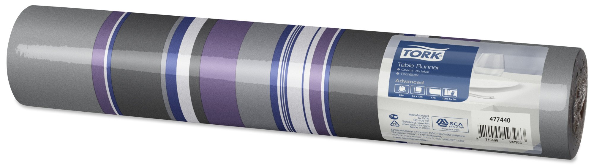 SCA Tork 477440 Textile Feel Industrial Milano Table Runner (Pack of 4)