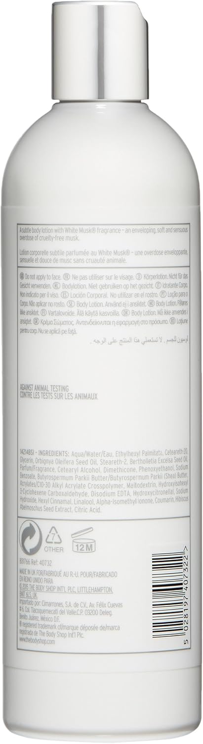 White Musk Body Lotion - 400ml, 400 ml (Pack of 1) - Image 3