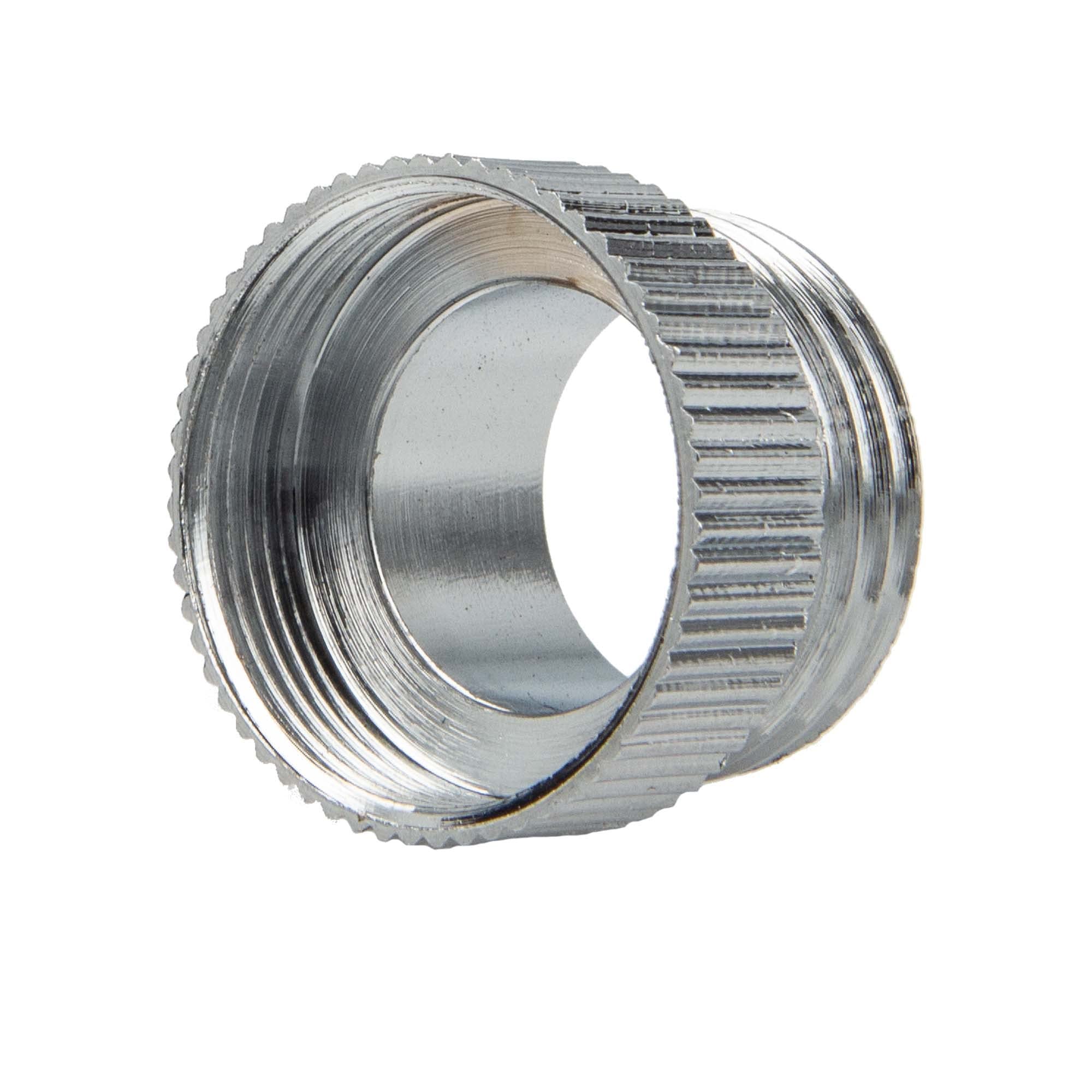 tecuro | Tap Connector Adapter Adaptor Transition Piece | for Tap Spouts | AG 1/2 to Female Thread M22 x 1 | Brass | Chrome | 4699111