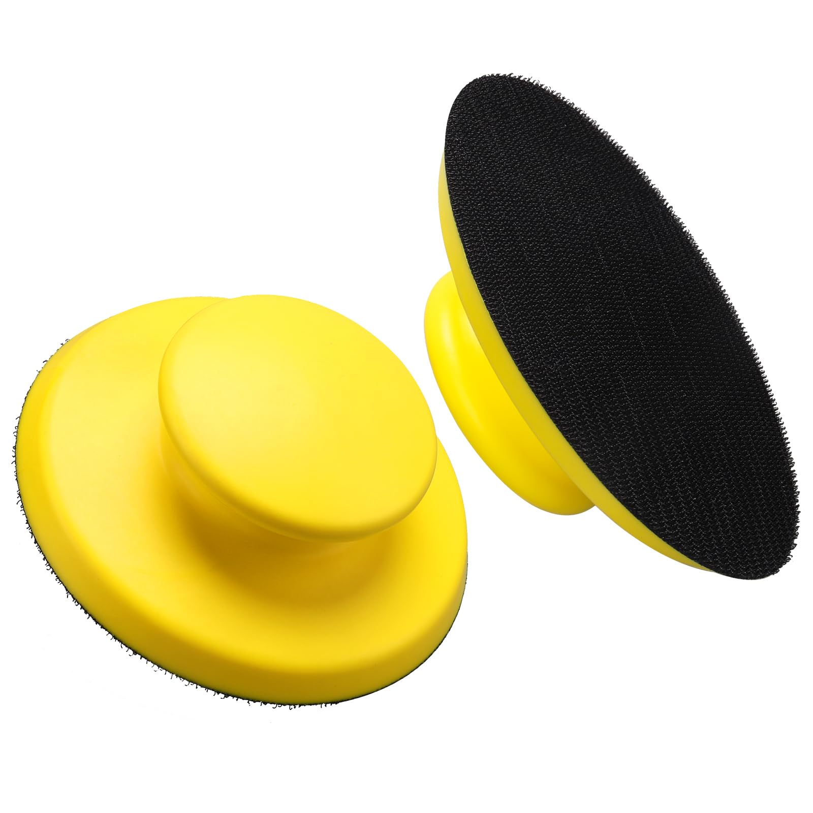 2 PCS 5 Inch Sanding Block Hook and Loop Hand Sanding Blocks for Woodworking Handicrafts and Furniture Restoration