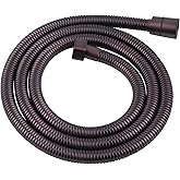 Flexible Shower Hose 59 Inches, APLusee 304 Stainless Steel Shower Tube With Swivel Brass Connector, Extension Replacement Pa