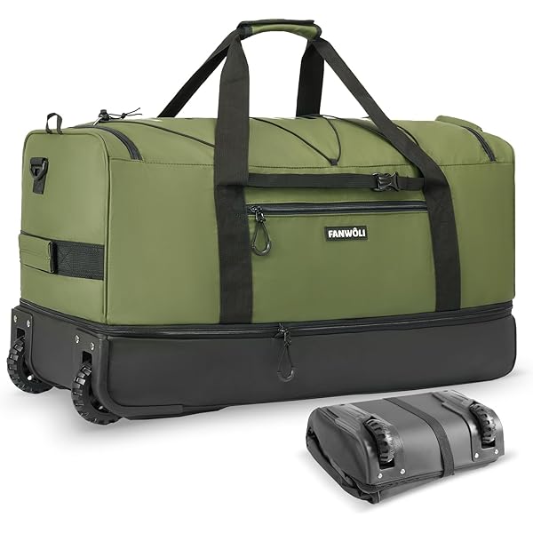 Bago Rolling Foldable Duffle Bag With Wheels Duffle Bag With