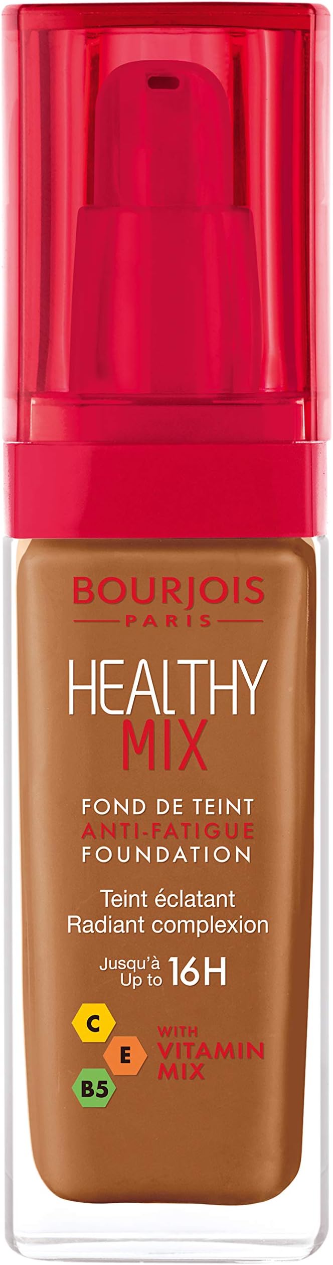 Bourjois Healthy Mix Anti-Fatigue Foundation Cappuccino 62 30ml