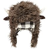 Lazy One Critter Cap Hat for Kids and Adults, Fun, Cold-Weather, Animal Hats, Cute, Warm, Winter, Cozy, Ear Covers