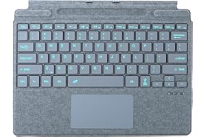 Zoof Type Cover for Microsoft Surface Pro 11 / Pro 10 / Pro 9 / Pro 8 / X, 13 inch, Ultra Slim Wireless Bluetooch Keyboard wi