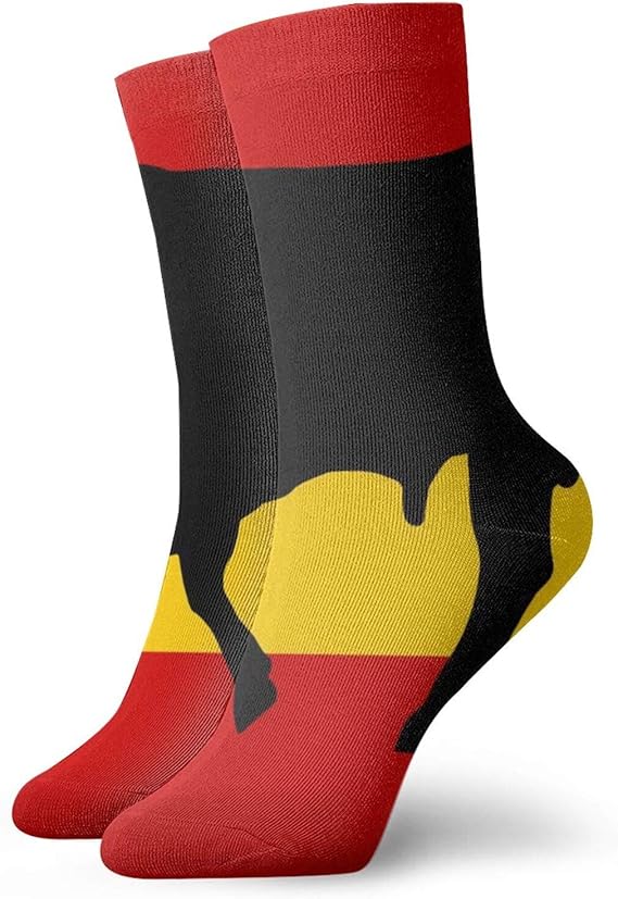 A Spanish Flag Short Socks Sports Cotton Socks Casual Socks
