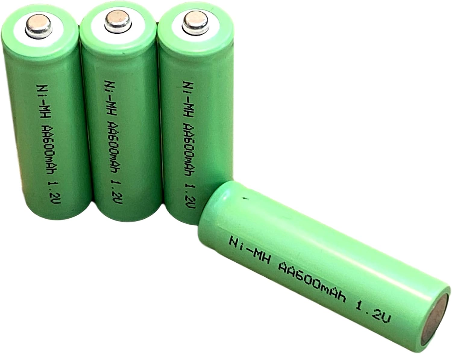 4pk 1.2v AA NiMH 600mAh Rechargeable Solar Light Batteries – BigaMart