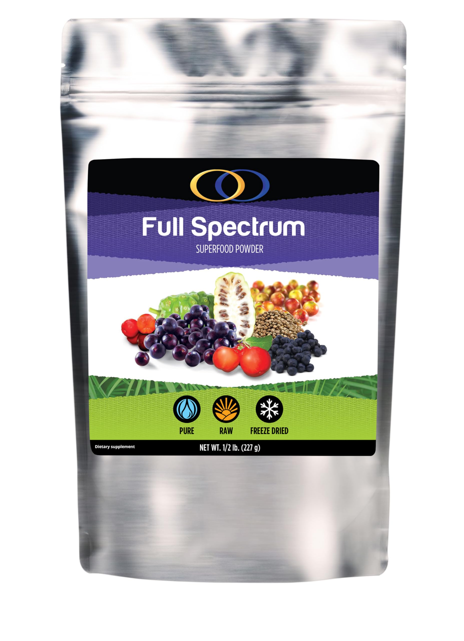 Optimally Organic Raw Freeze Dried Full Spectrum Superfood Powder - Immune System & Digestion Support
