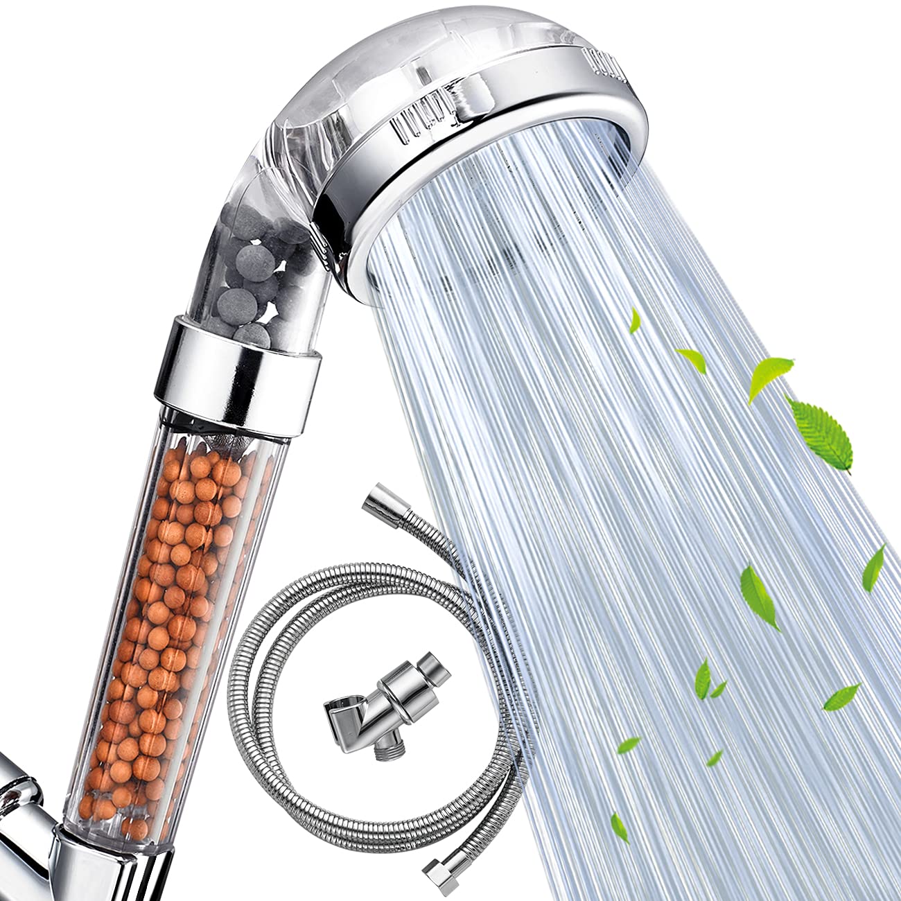 Photo 1 of Nosame® Shower Head with Hose , Filter Filtration High Pressure Water Saving 3 Mode Function Spray Handheld Showerheads for Dry Skin & Hair