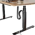Quality Clever PivyCord-Vez Flex Chain Raceway Cable Management Solution for Sit-Stand Variable Height Desks, Flexible Cable Raceway to Hide, Organize and Protect Wires and Cables, Black
