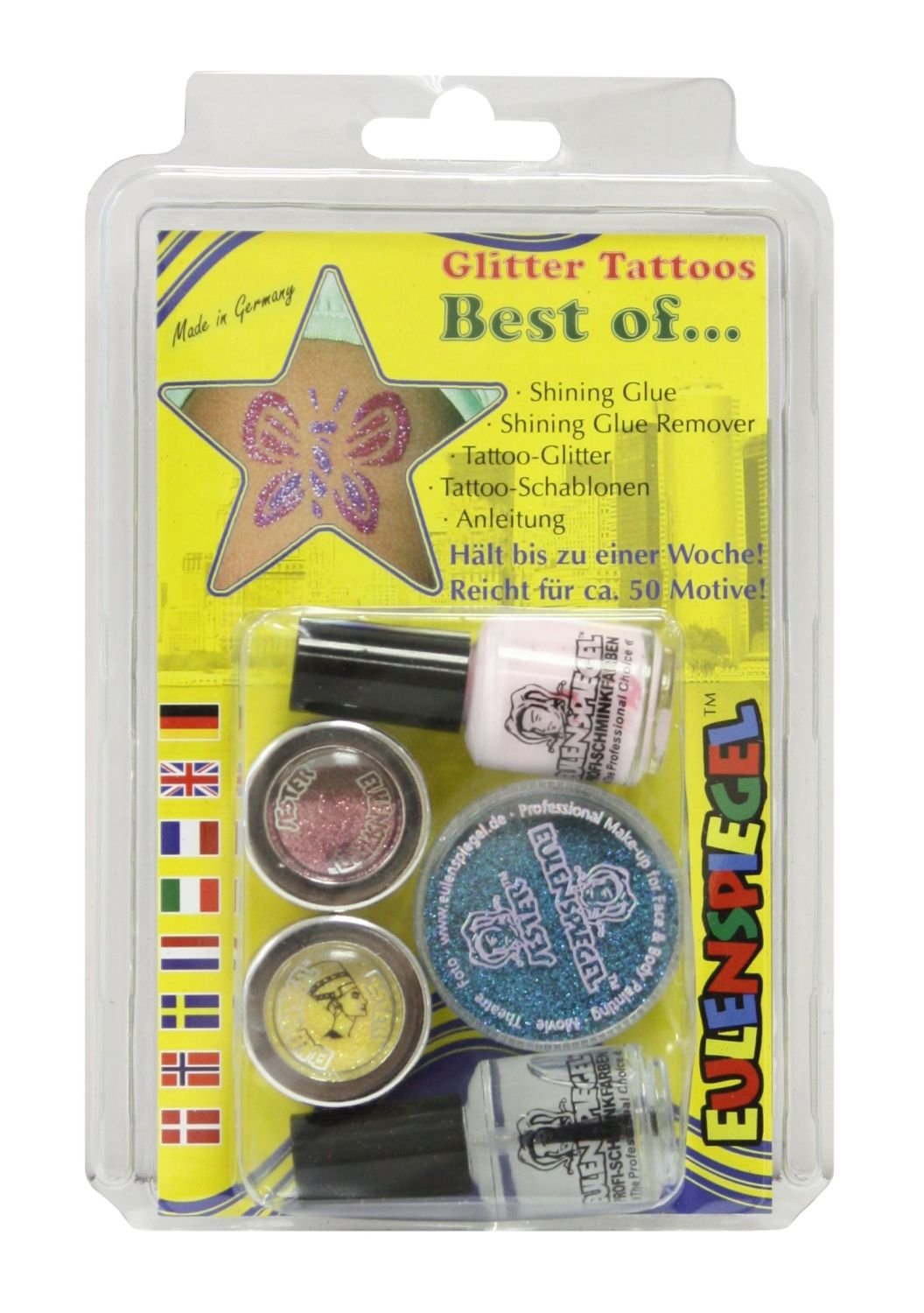 Creative Eulenspiegel Glitter Tattoo Designer Set - Best Collection