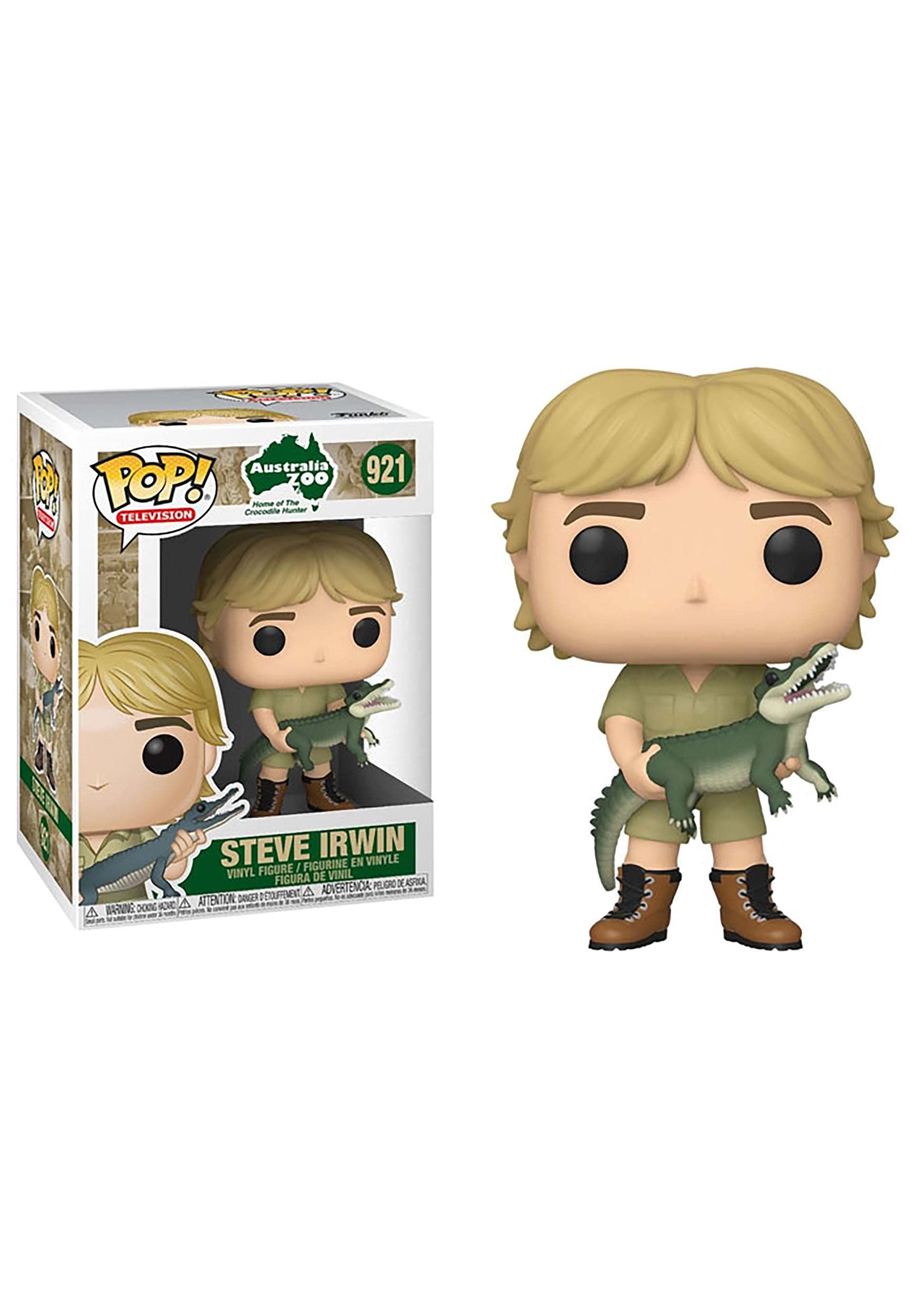 Funko POP! TV: Crocodile Hunter - Steve Irwin Chase (Stlyes may Vary)