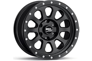 RockTrix RT111 20 inch Wheel Compatible with 2001+ Toyota Tacoma 6x5.5" (6x139.7) Bolt Pattern, 20x9 (+12mm Offset), 106.1mm Bore, Matte Black, Also fits 2002+ 4Runner, FJ Cruiser, 2022+ Tundra