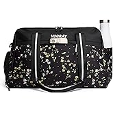 Vooray 25L Trainer Duffel Bag – Lightweight Travel Bag with Shoe Pocket, Ideal for Women and Men, Sports, Gym, Overnight Trips, Football, Traveling, Hospital, and Workouts