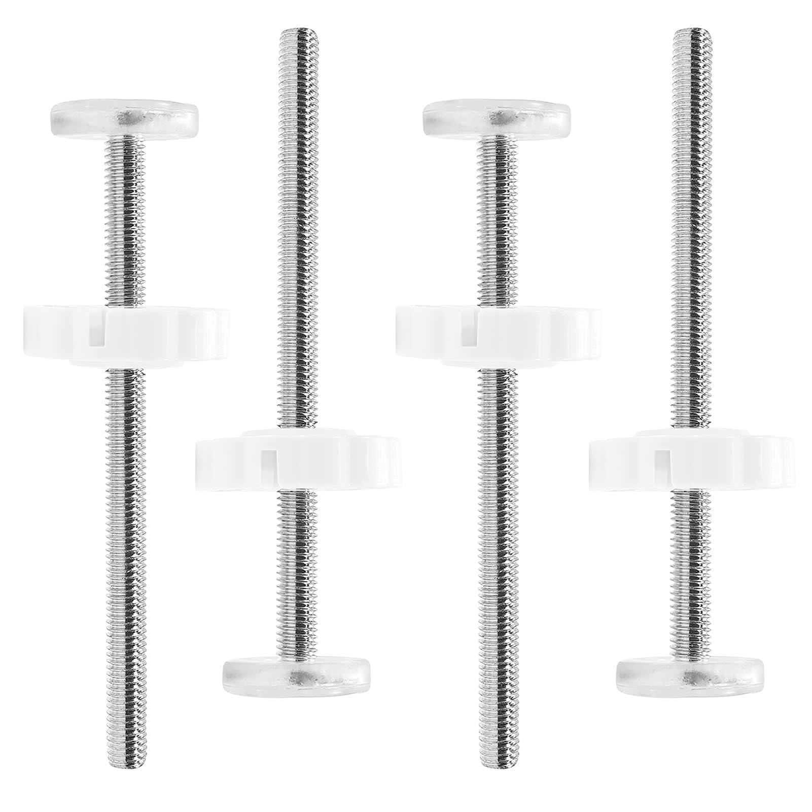 M8 Pressure Mounted Bolts for Stair Gate, Stairgate Fittings Parts M8 Spindle Rods Screw Extention Bolts Replacement for Baby and Pet Safety Gate Stairs 8MM*125MM