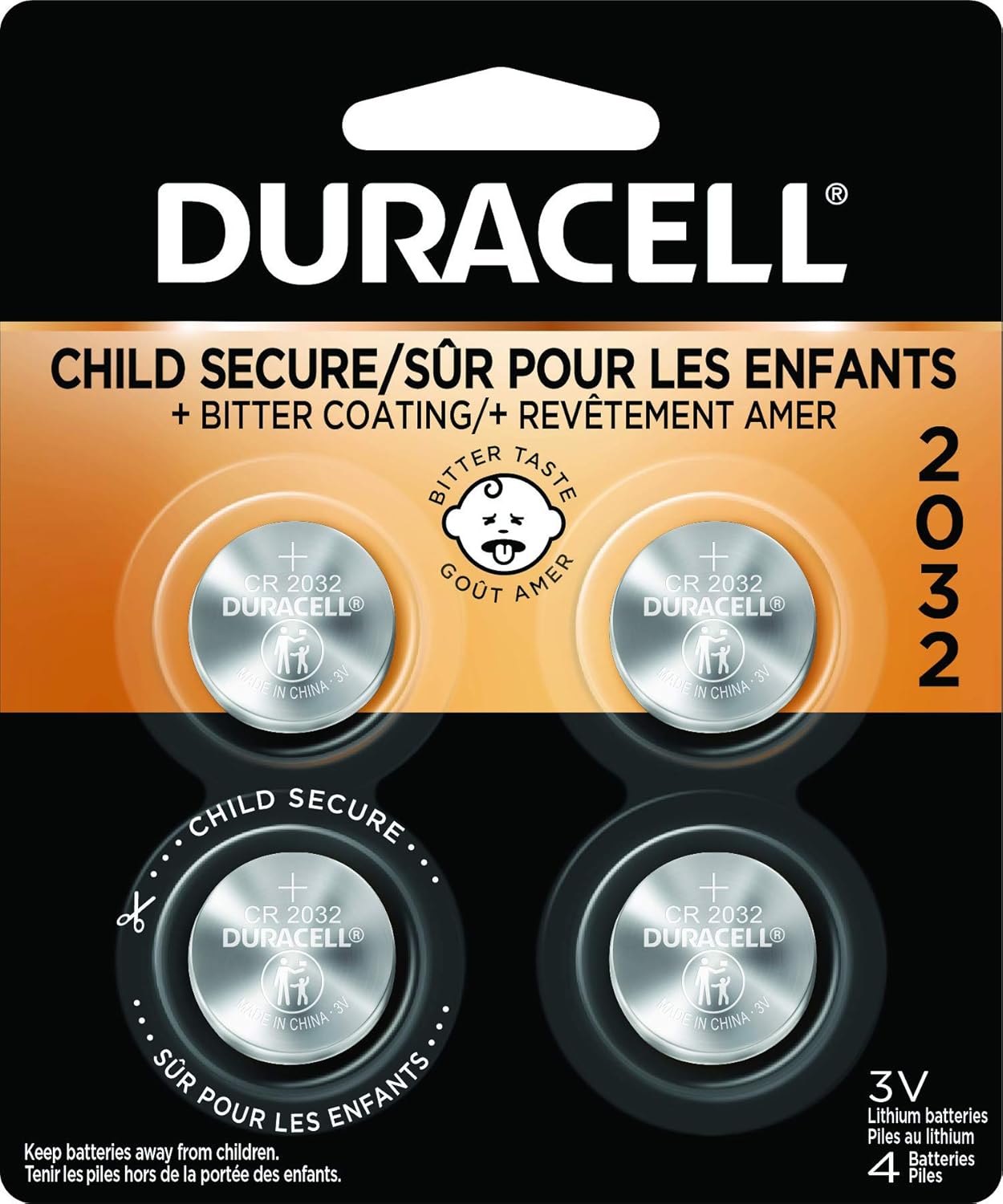 Duracell 2032 3v Lithium Coin Battery Long Lasting Battery 4