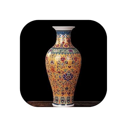 Amazon Com Luxury Antique Porcelain Enamel Fish Tail Shape Vase