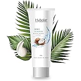 Hybolar Virgin Coconut oil Face Cream Natural Daily Moisturizer for Dry & Sensitive Skin Deep Hydration, Soothing & Barrier Strengthening 3.53 oz