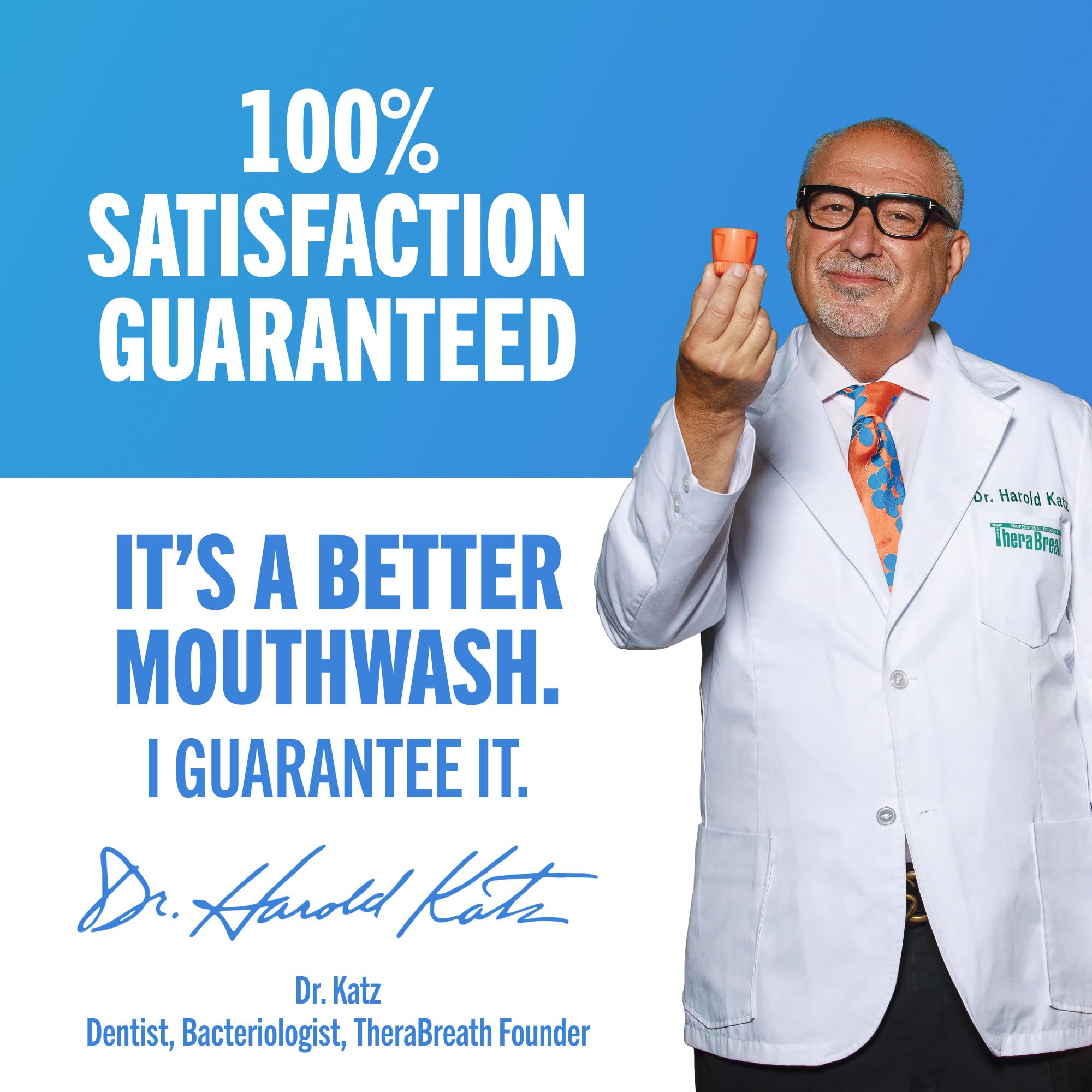 TheraBreath Fresh Breath Mouthwash, Icy Mint Flavor, Alcohol-Free, 16 Fl Oz (Pack of 2)