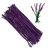 100 Pieces Pipe Cleaners Chenille Stem, Solid Color