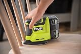Ryobi 18V ONE+ RPS18-125SA Cordless Palm Sander Kit with 2.5Ah Battery view 2