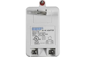 HQRP 120V to 24V AC 20VA Transformer Compatible with Nest, Ecobee, Sensi, Honeywell Thermostat, Nest Doorbell and All Version