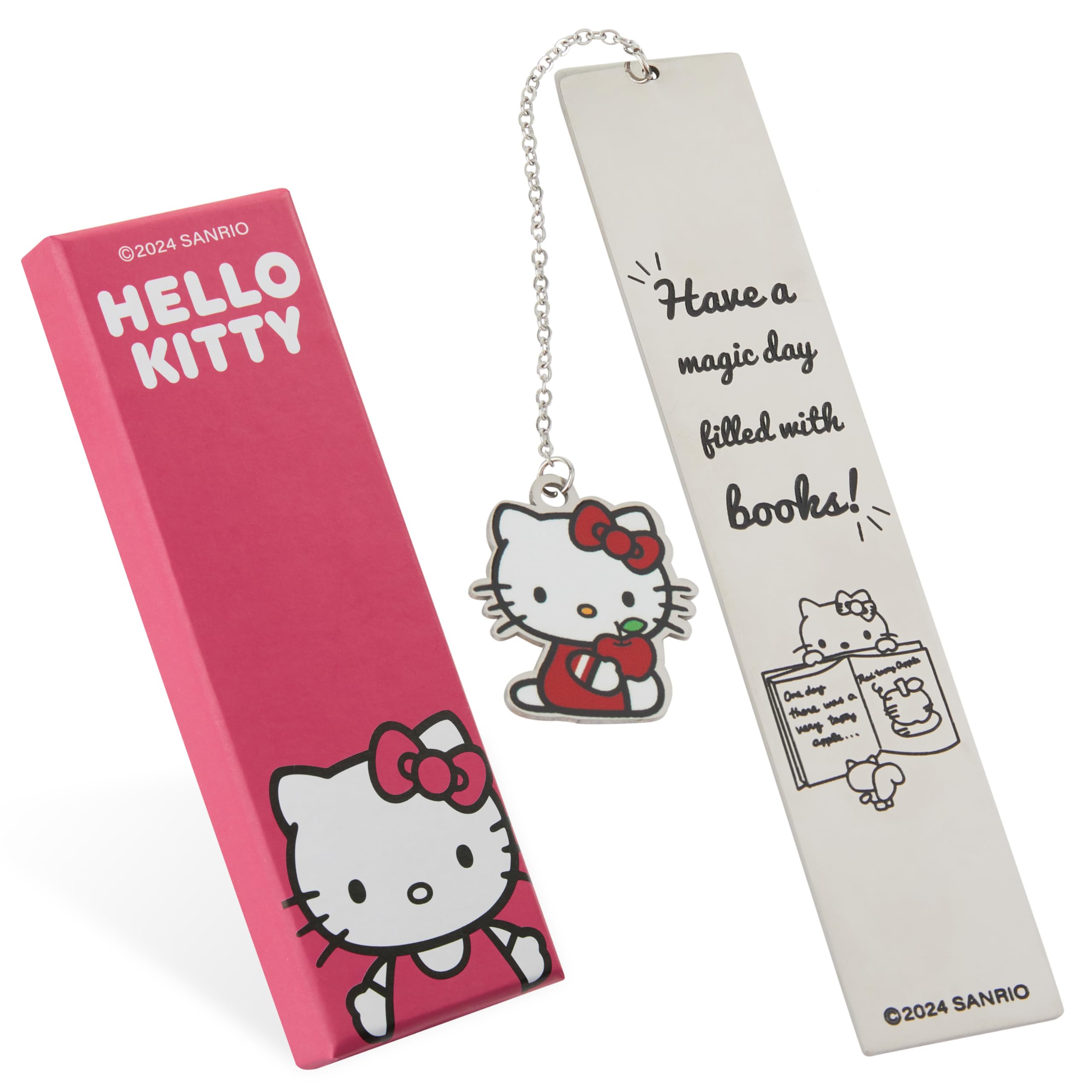 Hello Kitty Metal Bookmark Hanging Charm Kawaii School University Girls Teens Women Students Teachers Stocking Fillers Gifts for Readers Anime Gifts