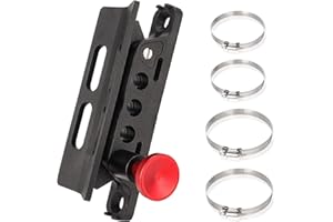 NEWRUIHENG Quick Release Fire Extinguisher Holder Mount Bracket High Density Nylon Roll Bar Mount Bottle Holder Adjustable with 4 Clamps for Wrangler TJ JK JL JKU UTV Polaris RZR Ranger