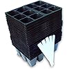 720 Cells Seedling Starter Trays for Seed Germination +5 Plant Labels (120, 6-cell Trays)