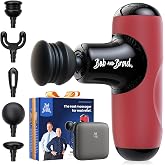 BOB AND BRAD Q2 Mini Massage Gun Portable Percussion Massager, Pocket-Sized | FSA Handheld Back Massager, HSA Eligible Deep Tissue Muscle Relief, Quiet Operation, Designed for Travel, Gift for Women Men